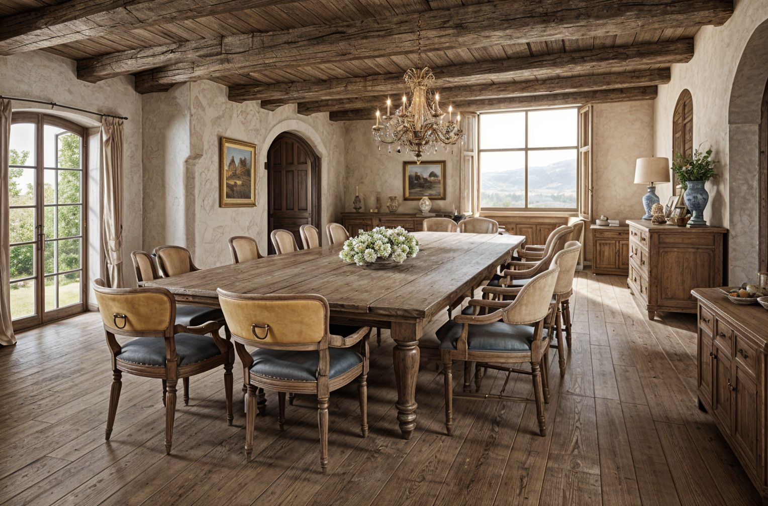 French Country Board Room