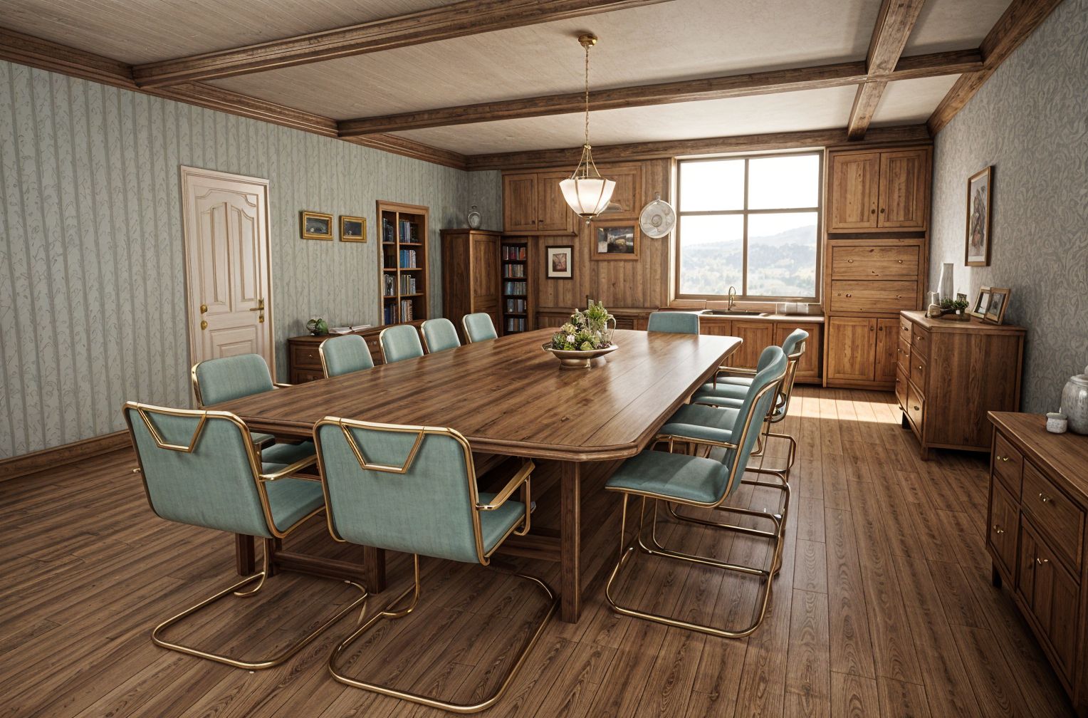 Vintage Board Room