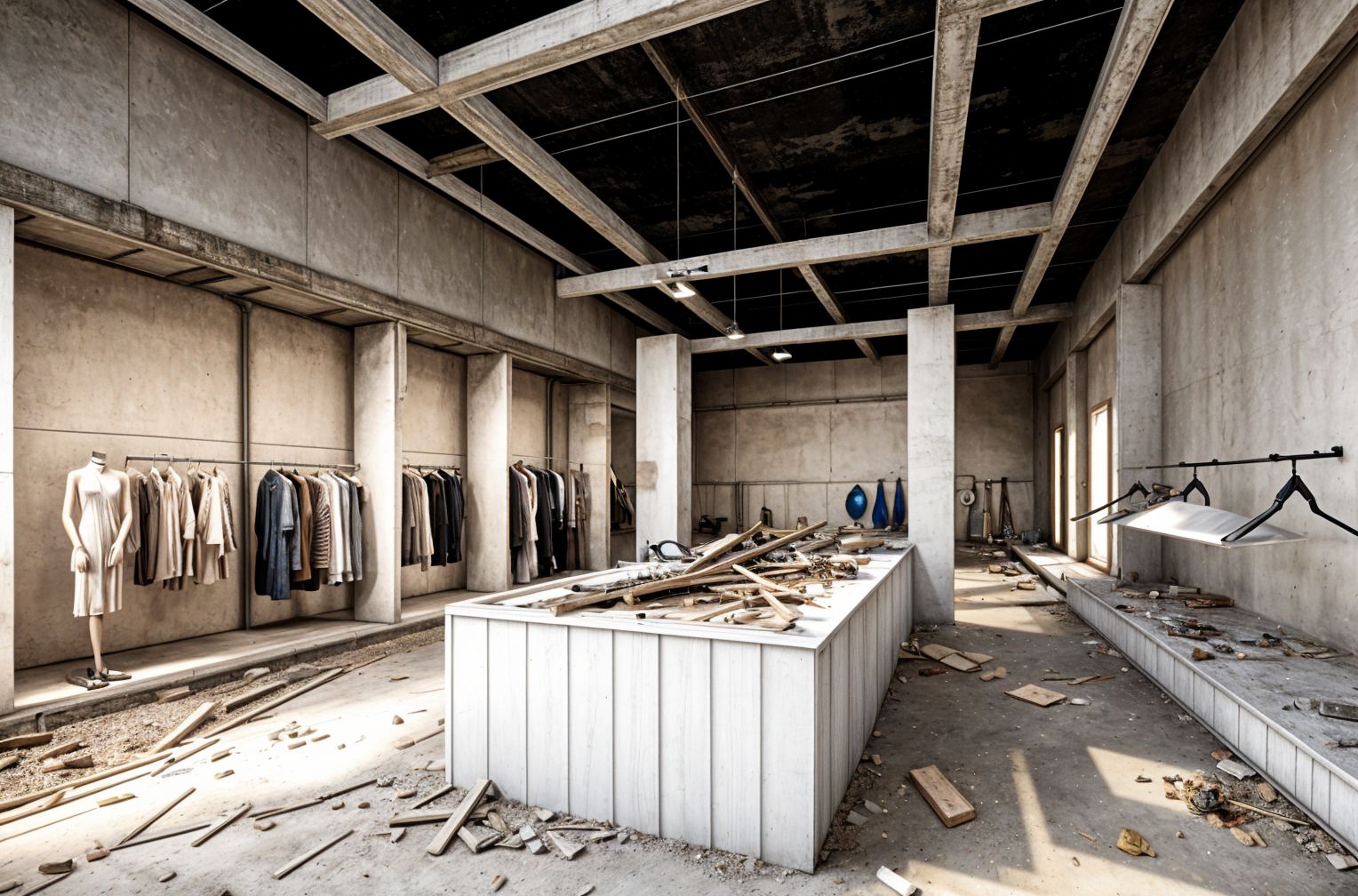 Abandoned Clothing Store