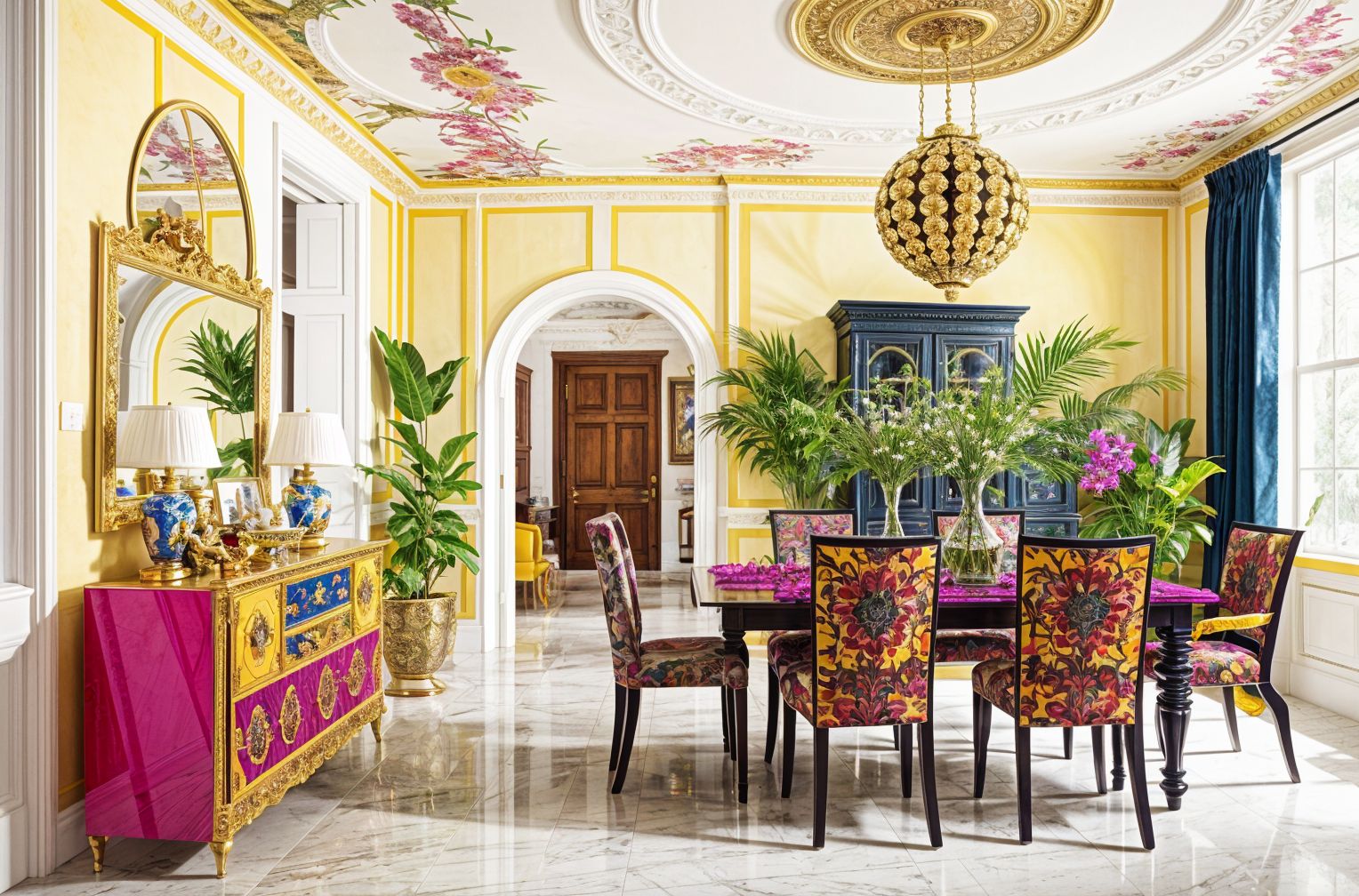 Maximalist Dining Room