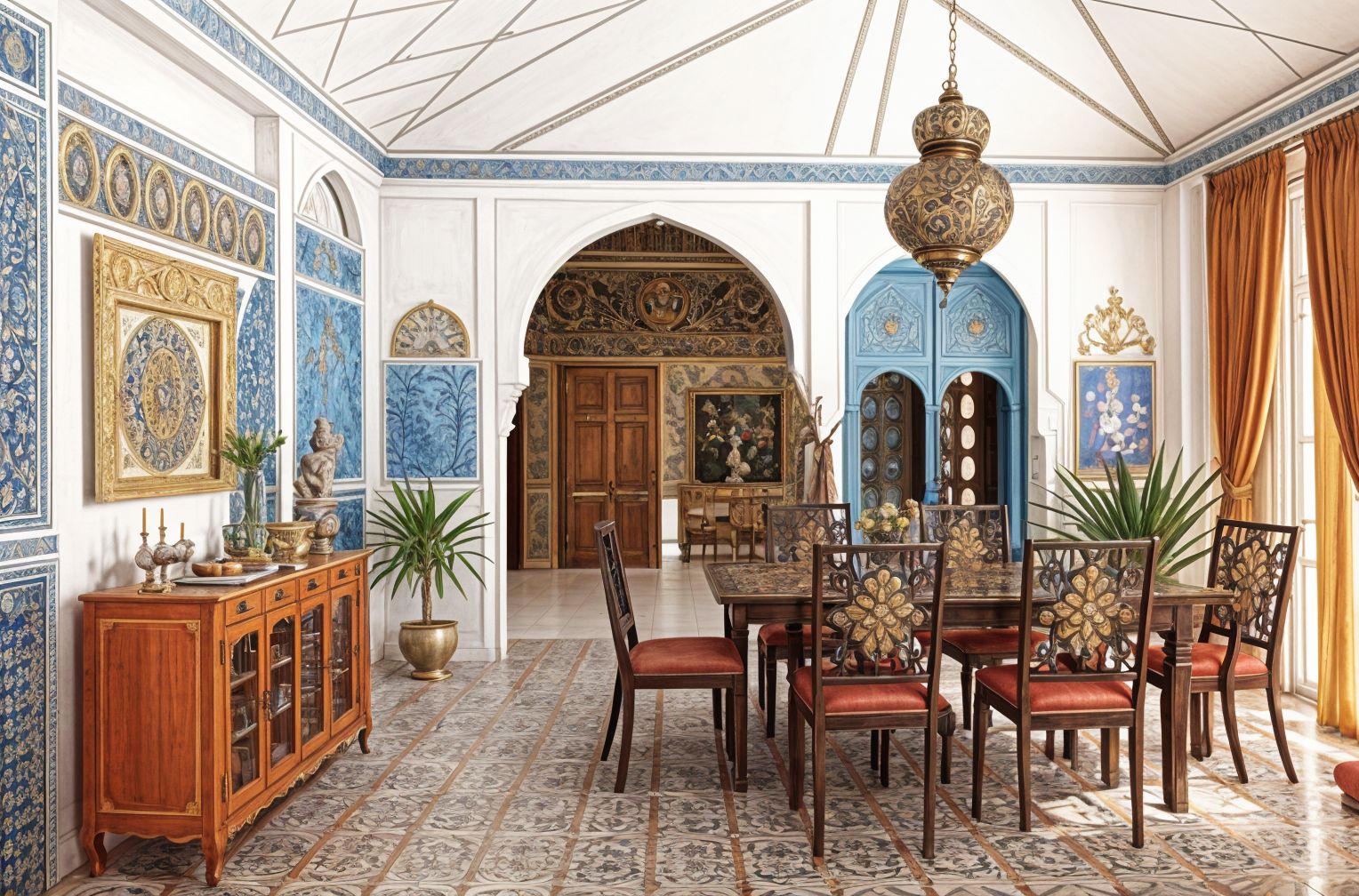 Moroccan Dining Room