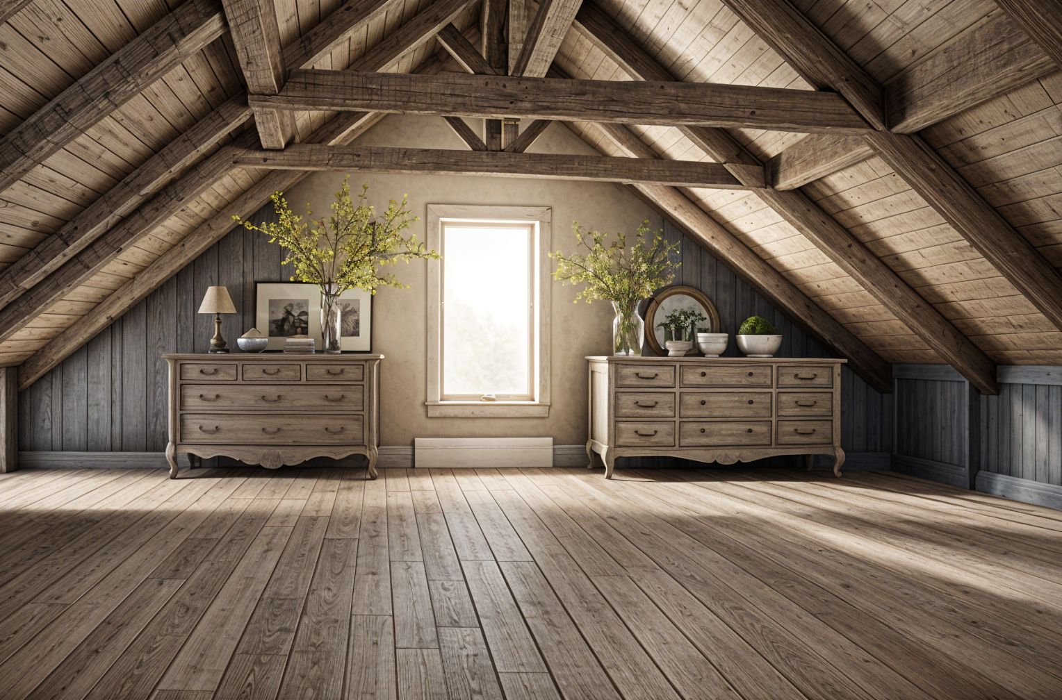 French Country Attic