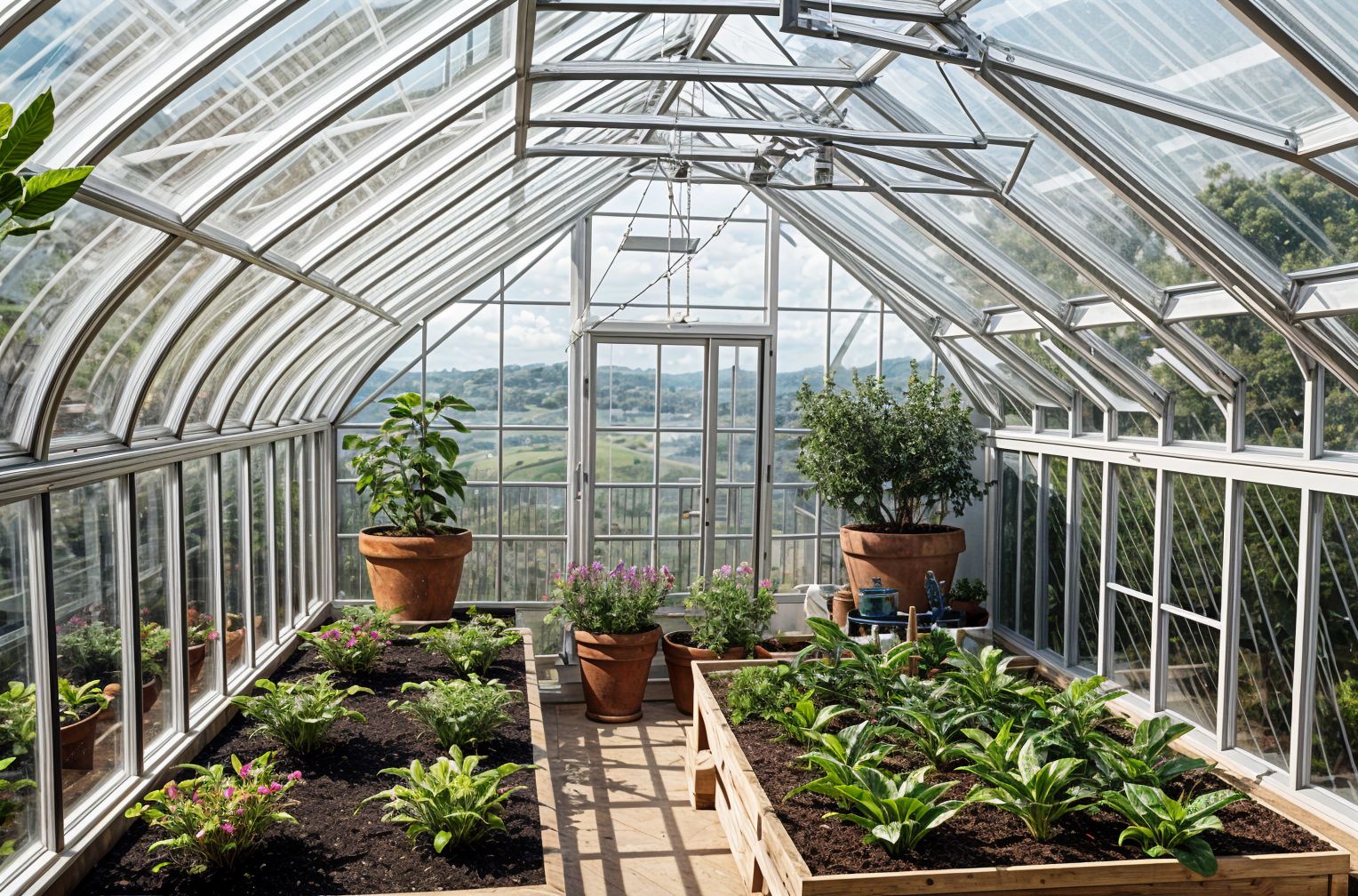 Futuristic Greenhouse