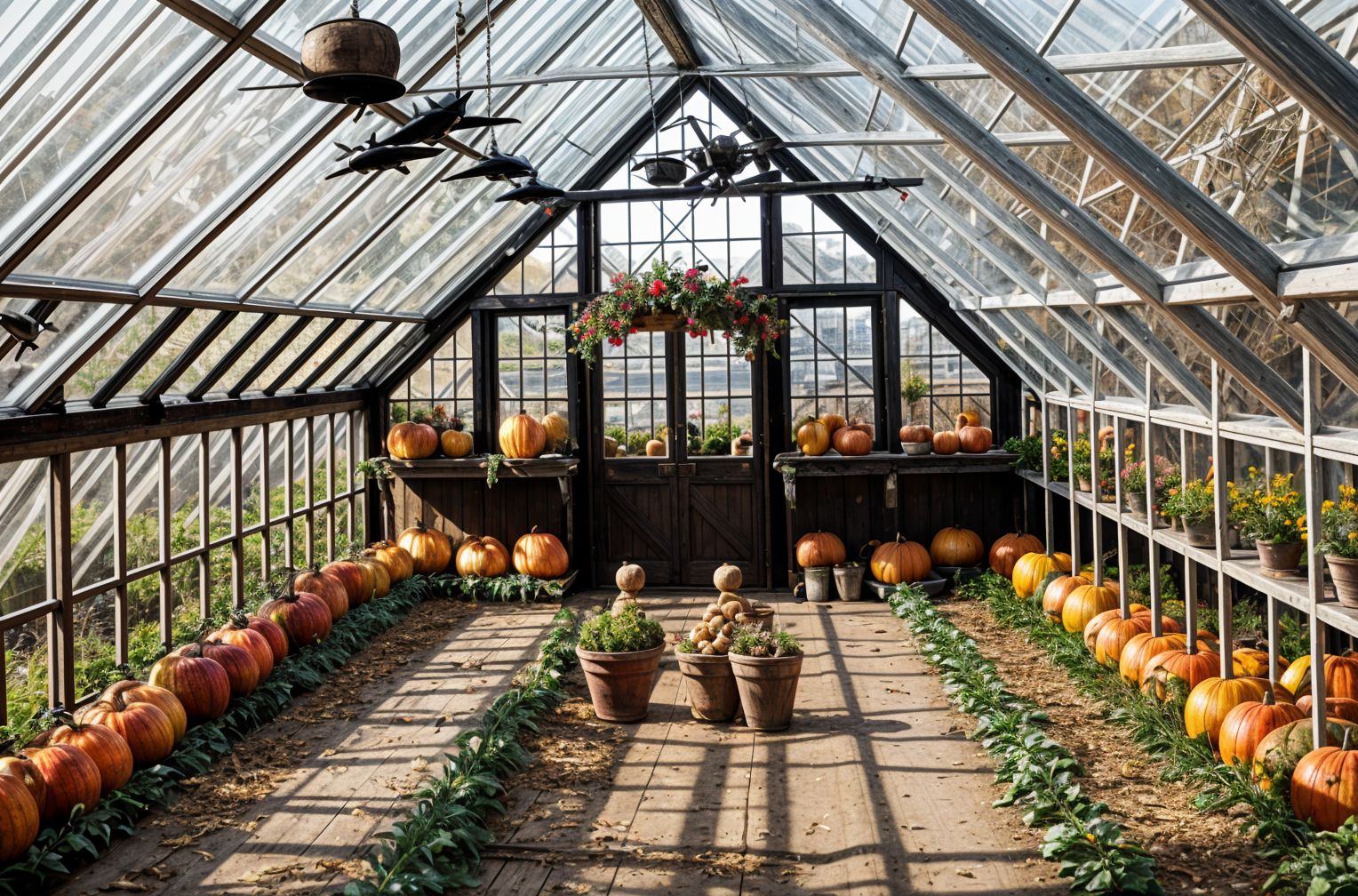 Halloween Greenhouse