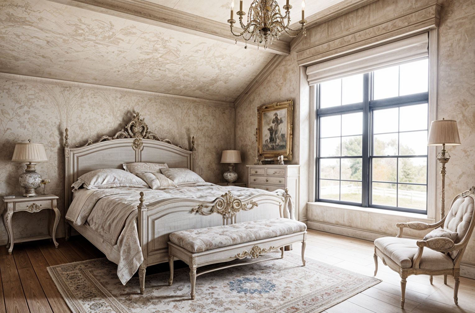 French Country Guest Room