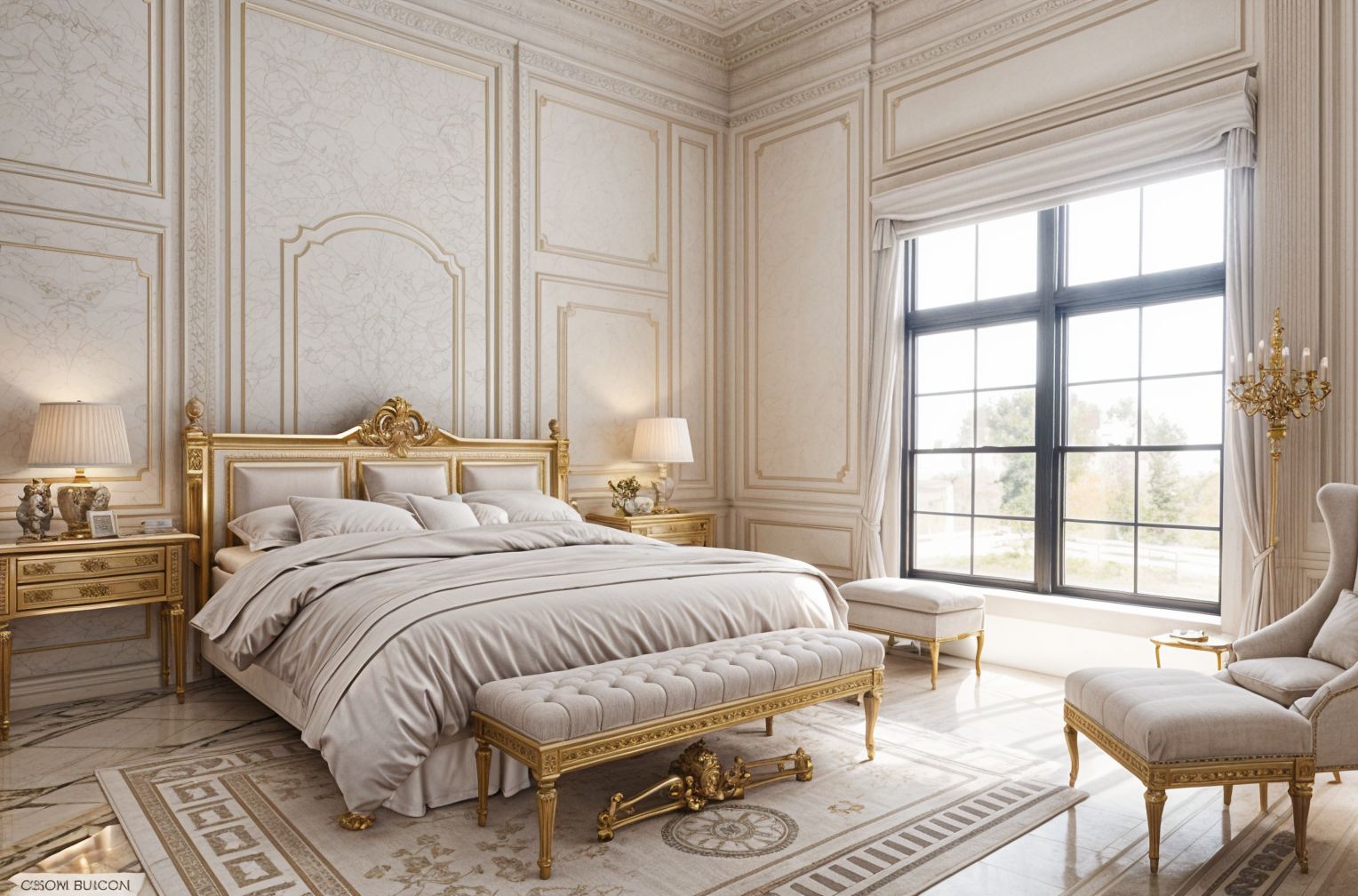 Neoclassic Guest Room