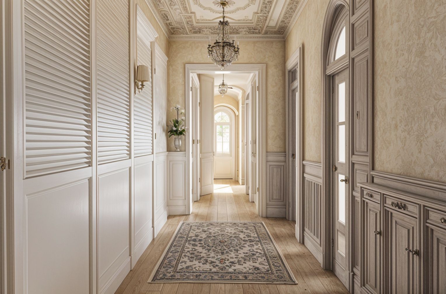 French Country Hallway