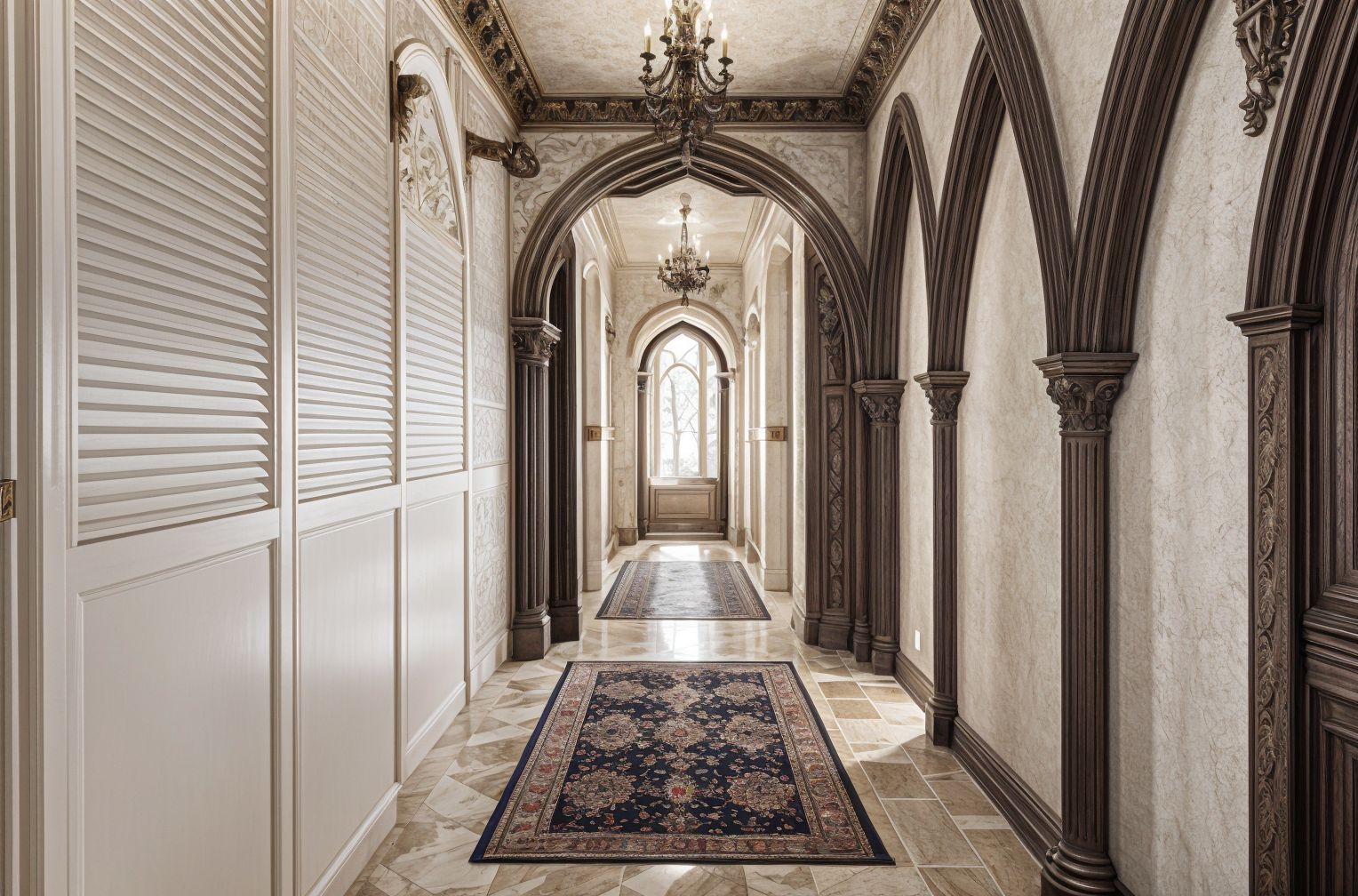Gothic Hallway