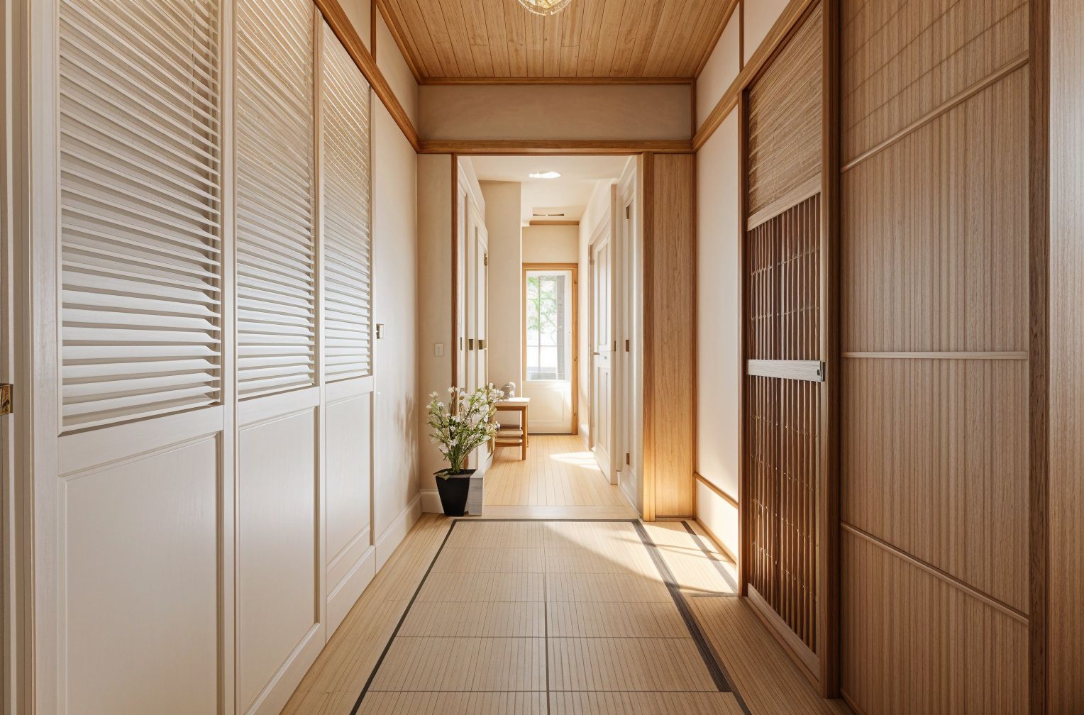 Japanese Design Hallway