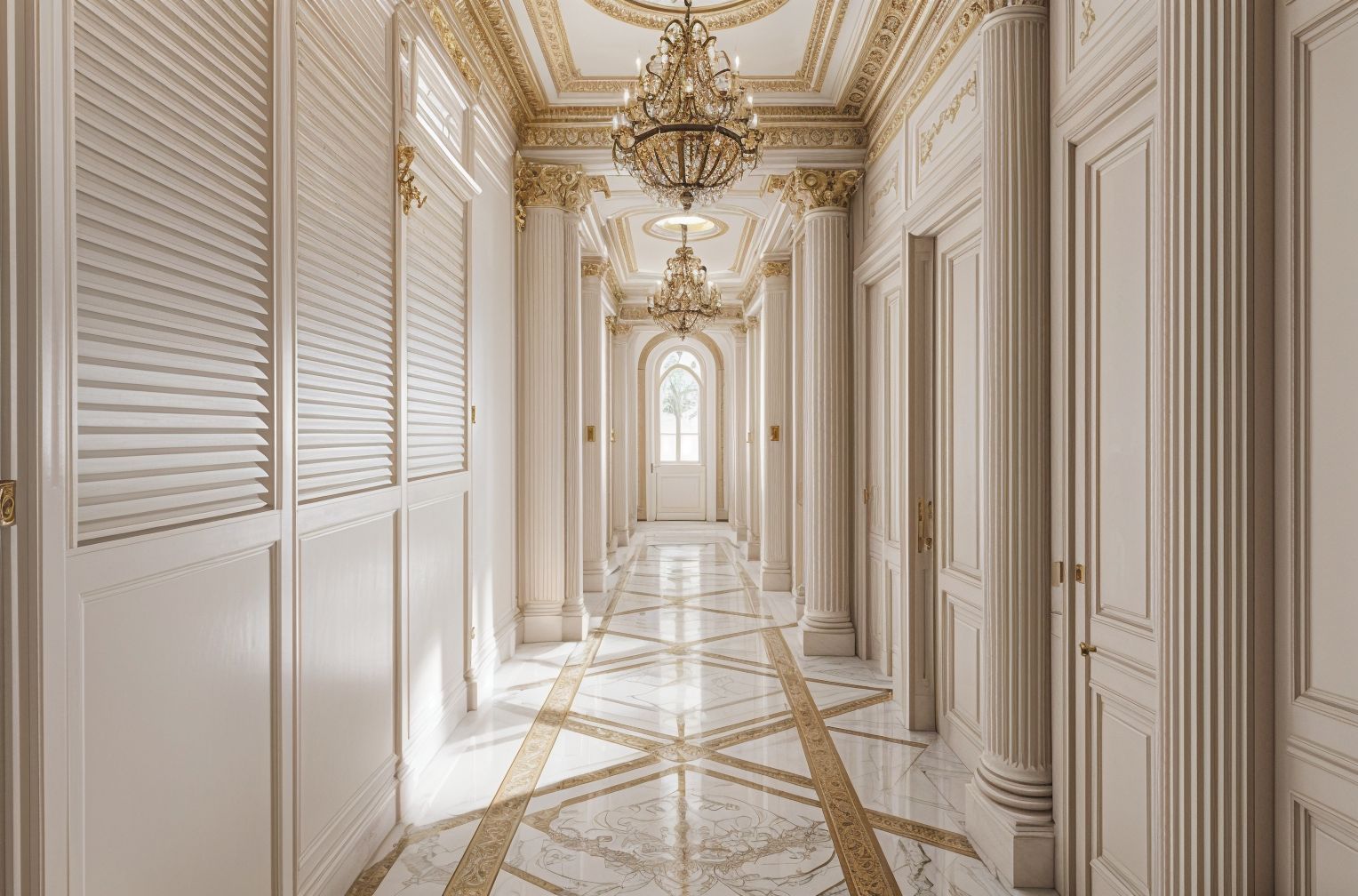 Neoclassic Hallway