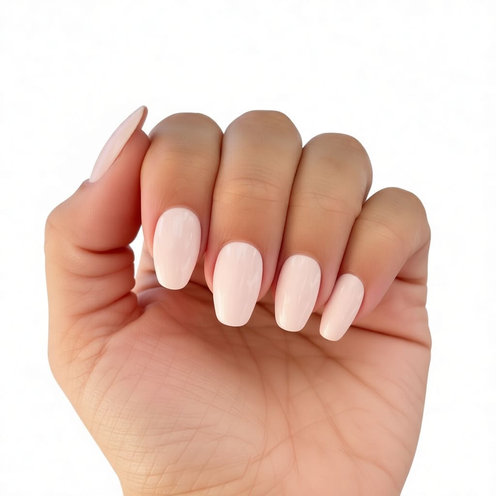 Pink manicure
