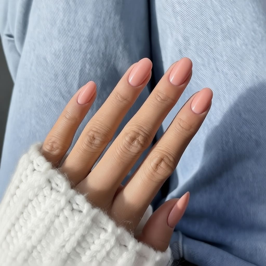 Pink manicure sweater