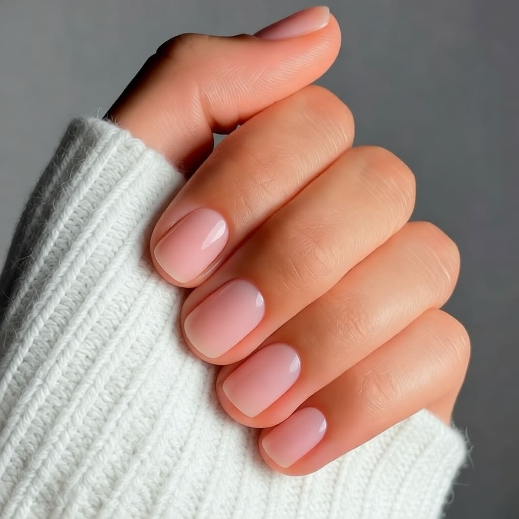 French manicure cozy
