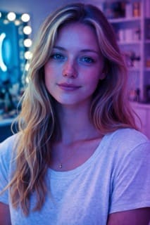 Colored gel lighting