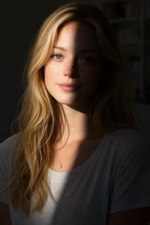 Dramatic side lighting